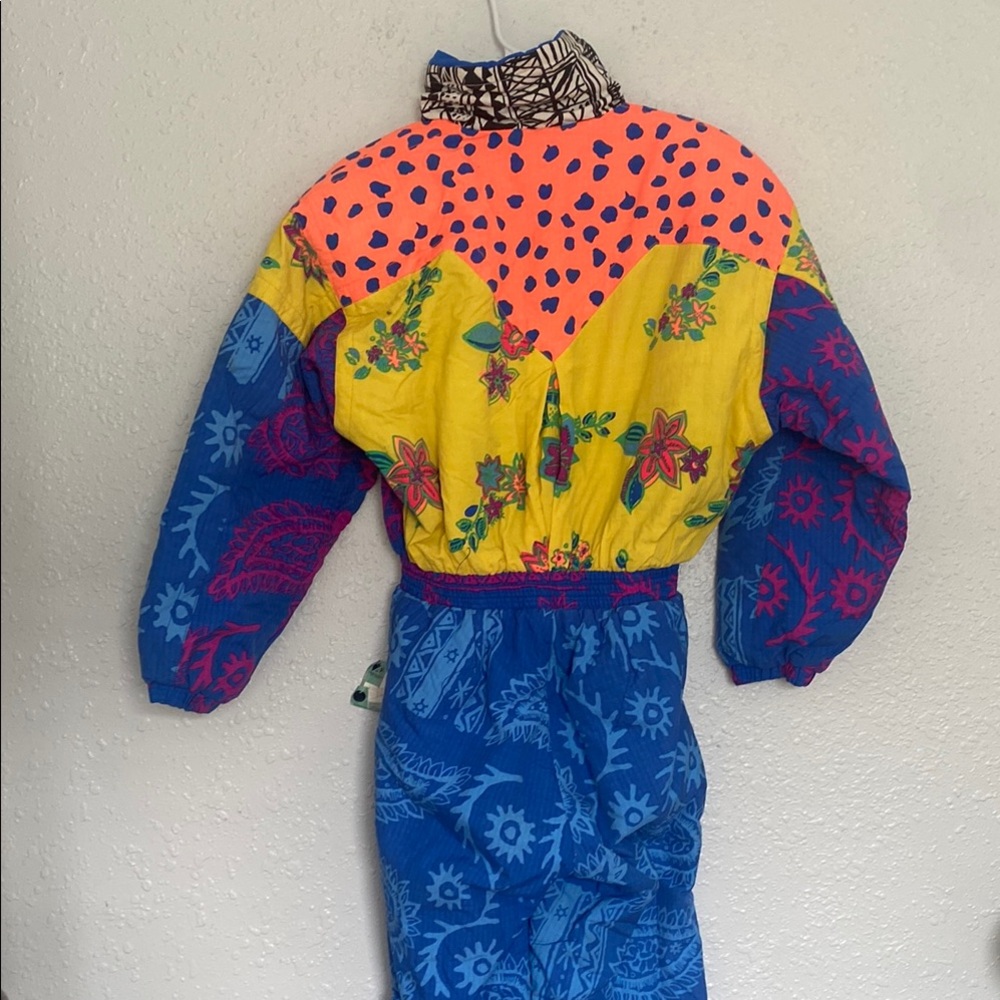 VINTAGE Colorful Obermeyer Patchwork Women’s Ski Suite - Picture 12 of 14